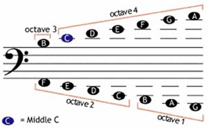 ledger lines