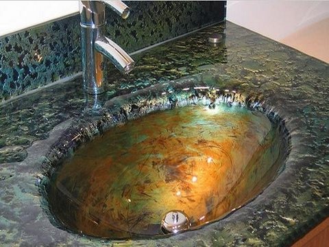 Glass Sink